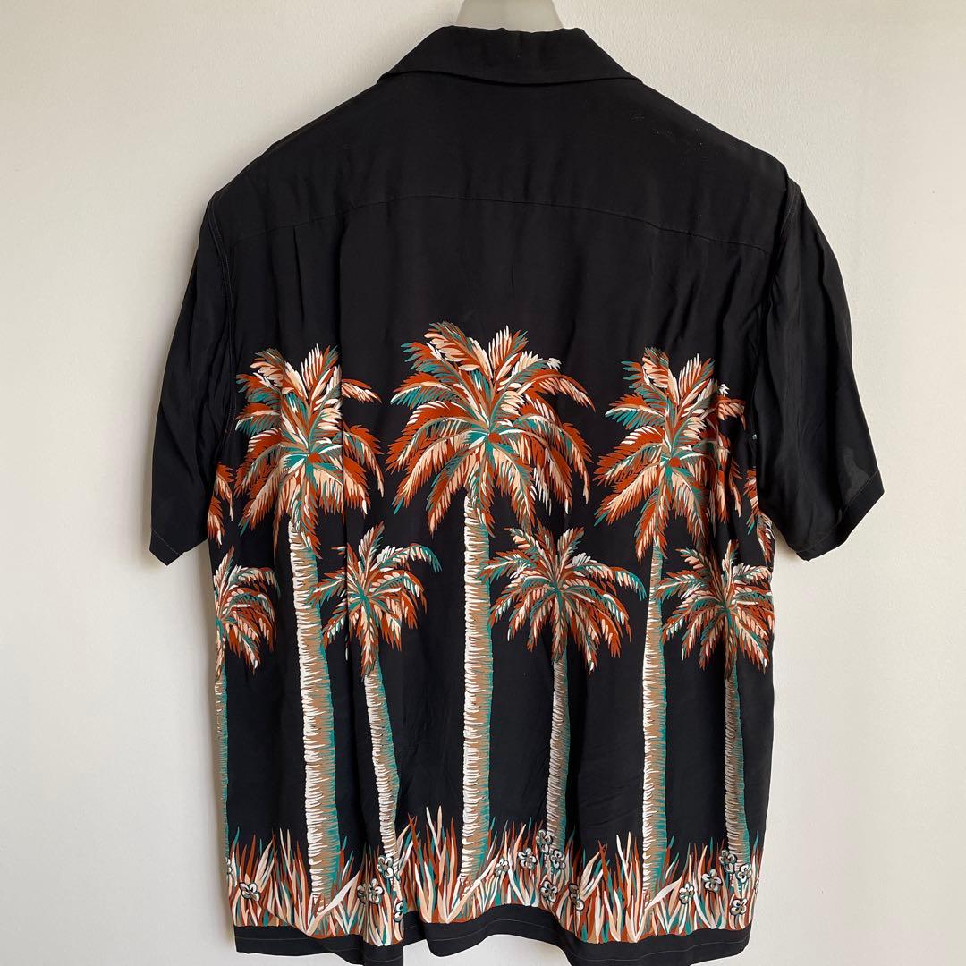 サンサーフ　アロハ　ヤシ柄　DK37252 サイズM