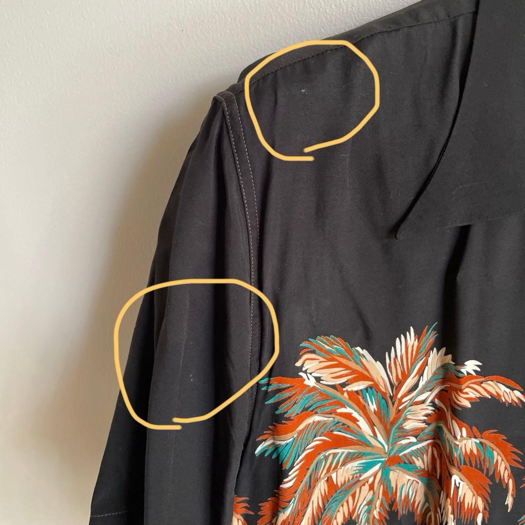 サンサーフ　アロハ　ヤシ柄　DK37252 サイズM