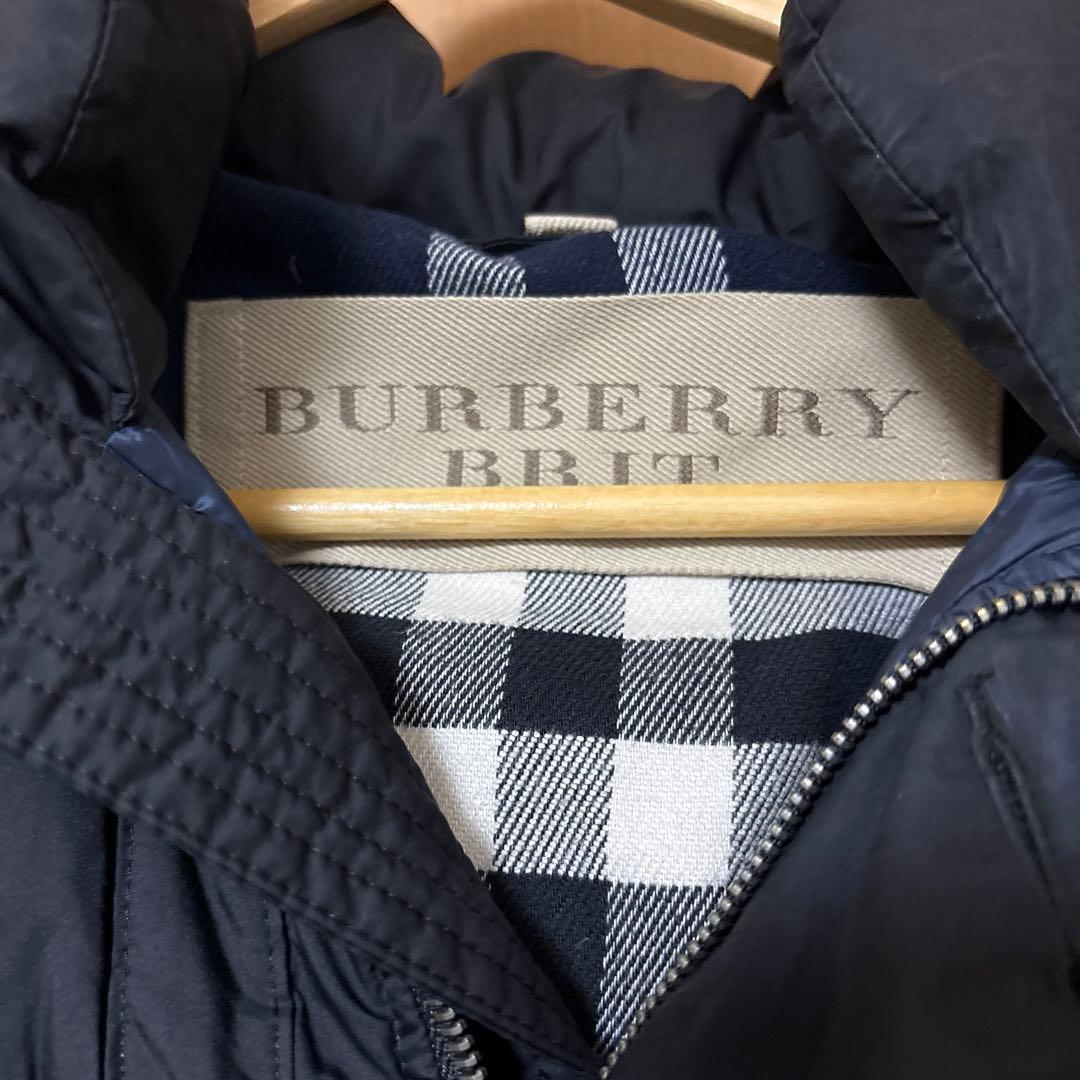 美品　BURBERRY BRIT バーバリー　ダウンジャケット メンズ　M
