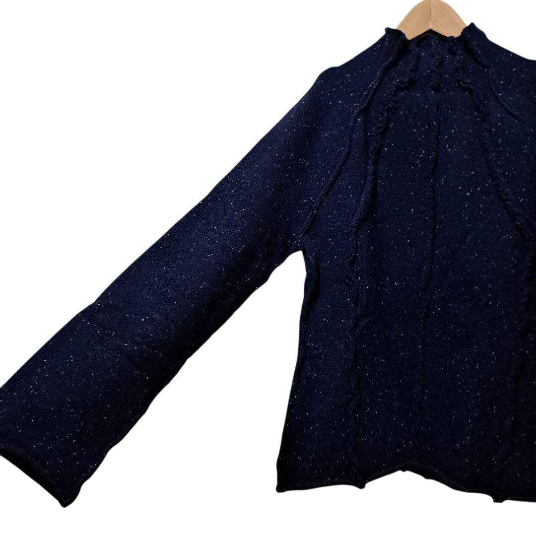 定価8万円位 THE ROW ザロウ ボトルネック ニット紺