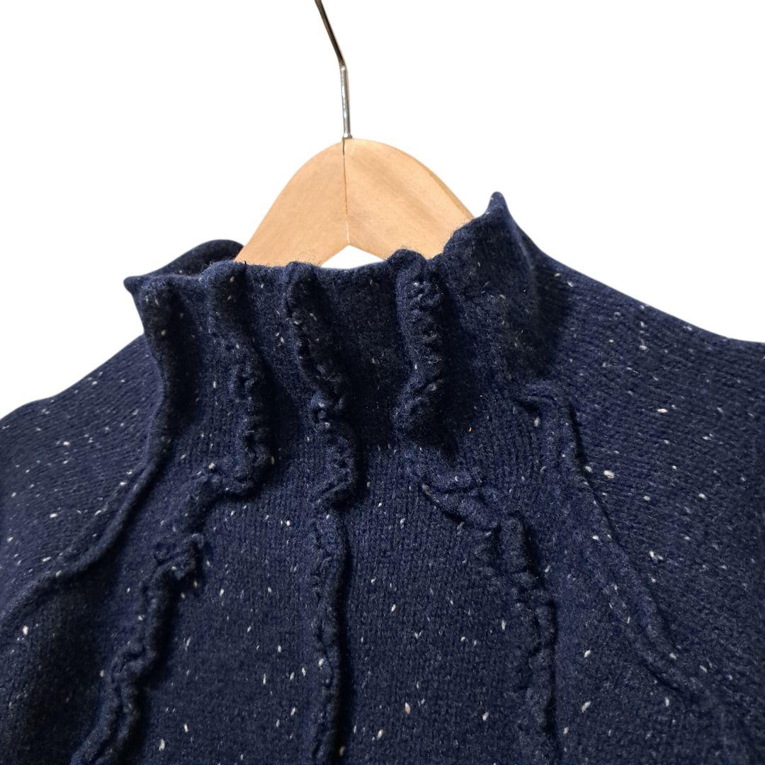 定価8万円位 THE ROW ザロウ ボトルネック ニット紺