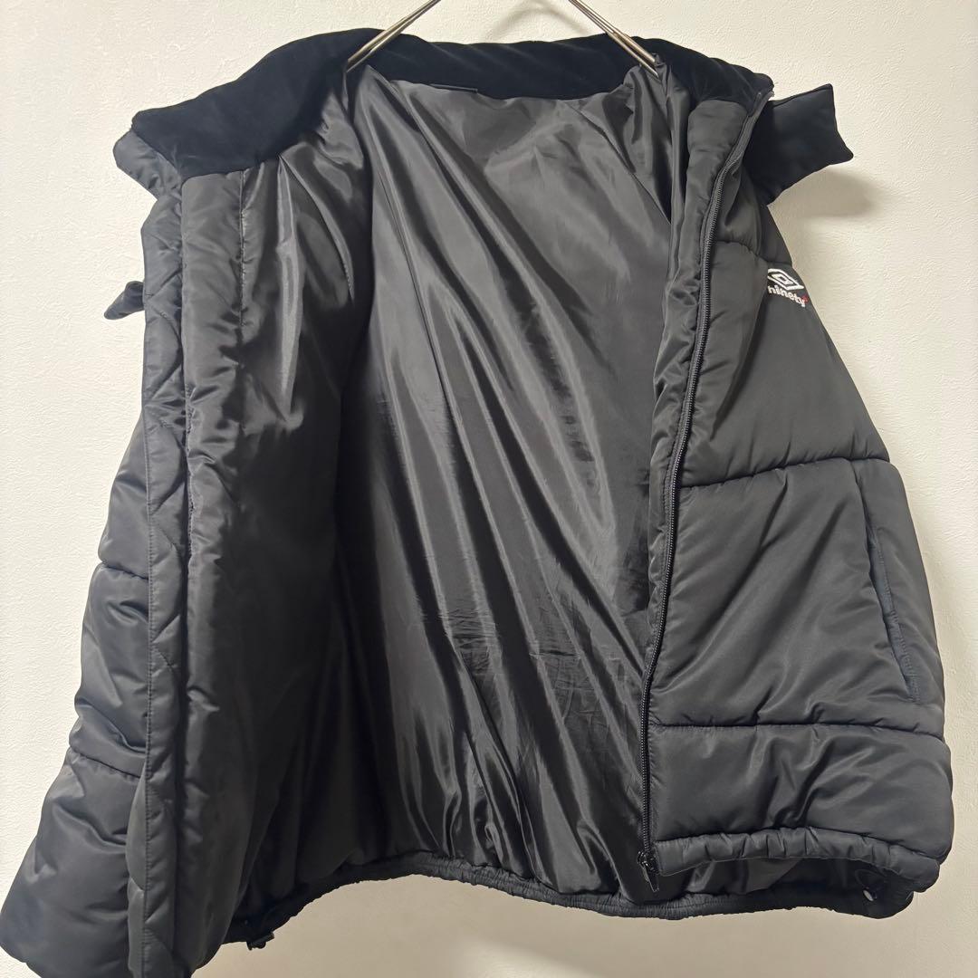 未使用級✨アンブロ×9090 中綿　ダウンジャケット　コラボ　ブラック　M 刺繍