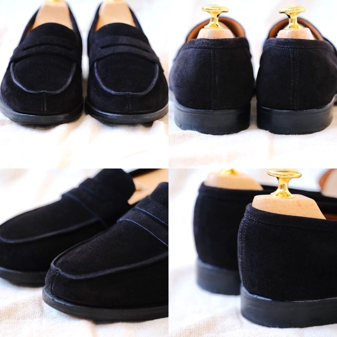 John Lobb ジョンロブ スエードローファーCampus黒45C