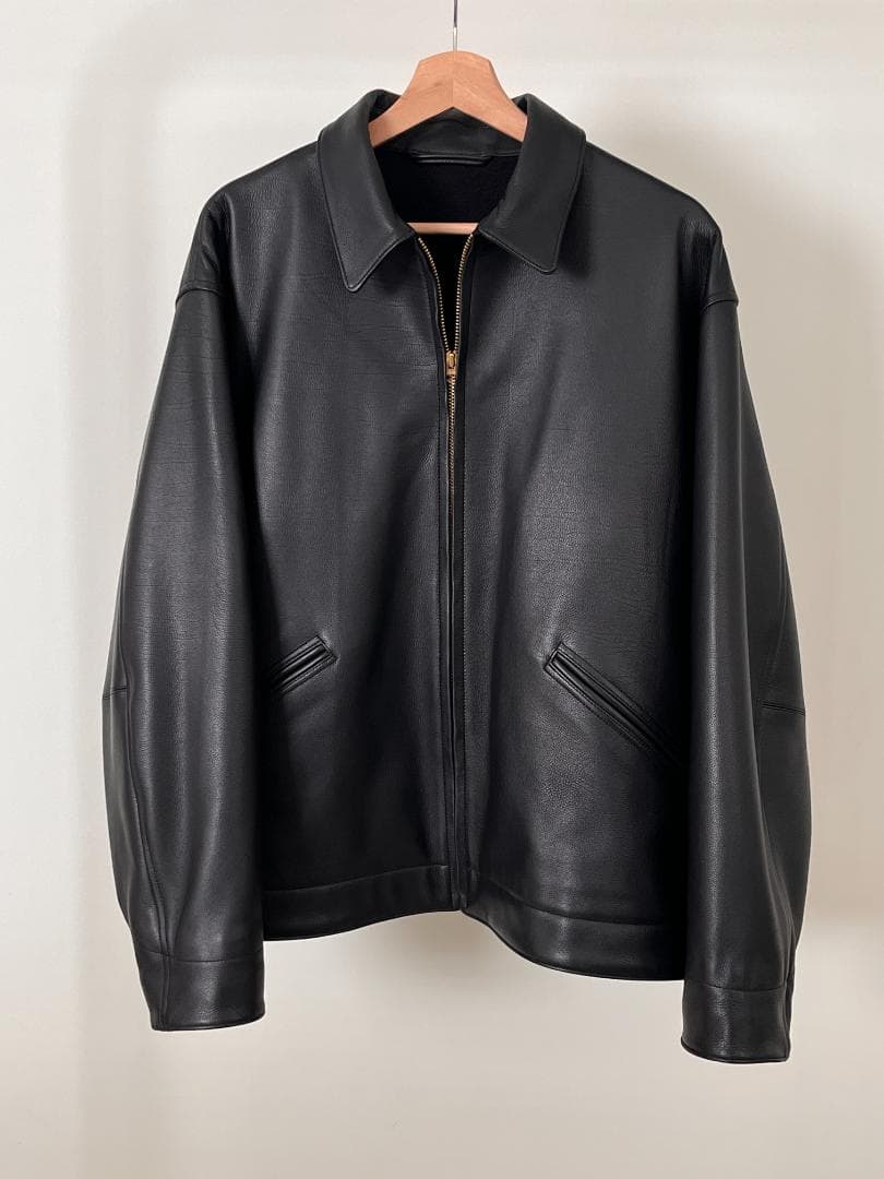 COMOLI カーフスキンジップショートジャケット サイズ2