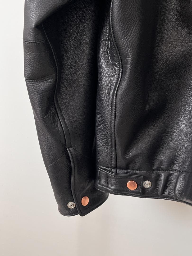 COMOLI カーフスキンジップショートジャケット サイズ2