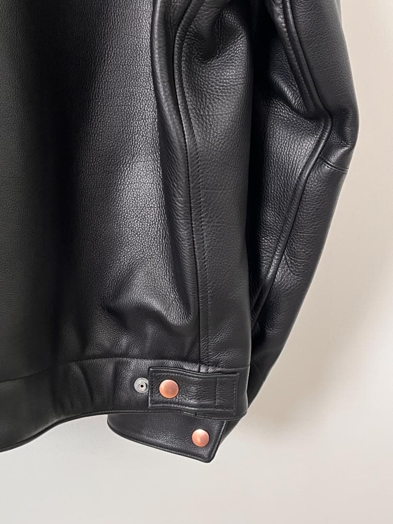 COMOLI カーフスキンジップショートジャケット サイズ2