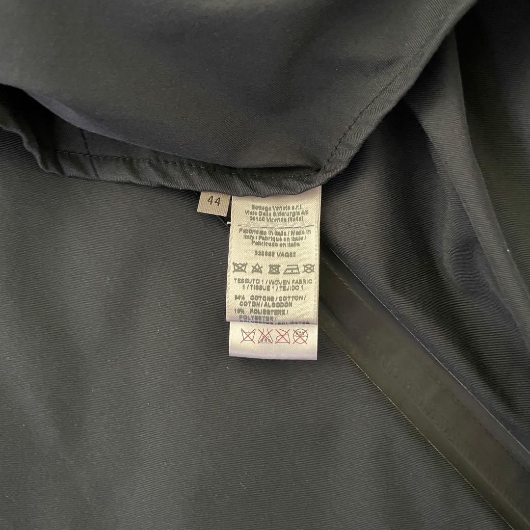 ボッテガヴェネタ イントレチャート ジャケット トグルボタン ネイビー 44