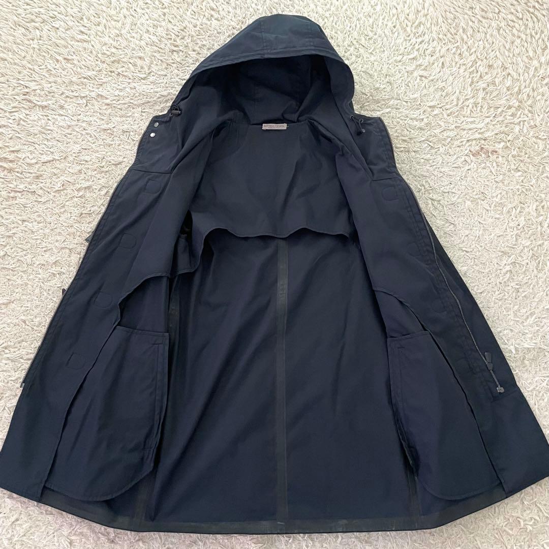 ボッテガヴェネタ イントレチャート ジャケット トグルボタン ネイビー 44