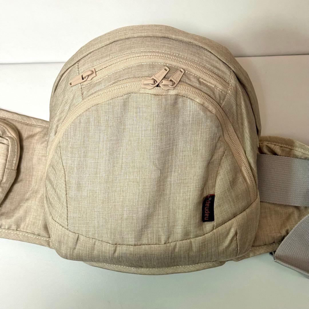 napnap Tran ナップナップ トラン　ヒップシート ベージュ　抱っこ紐