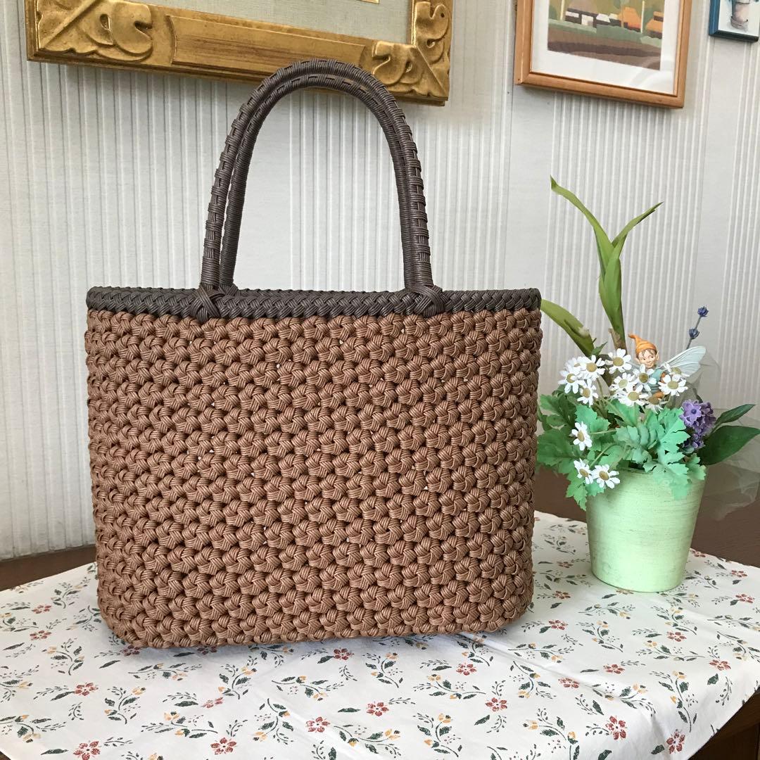 ＊キラキラ様オーダー品＊クラフトかごバッグ