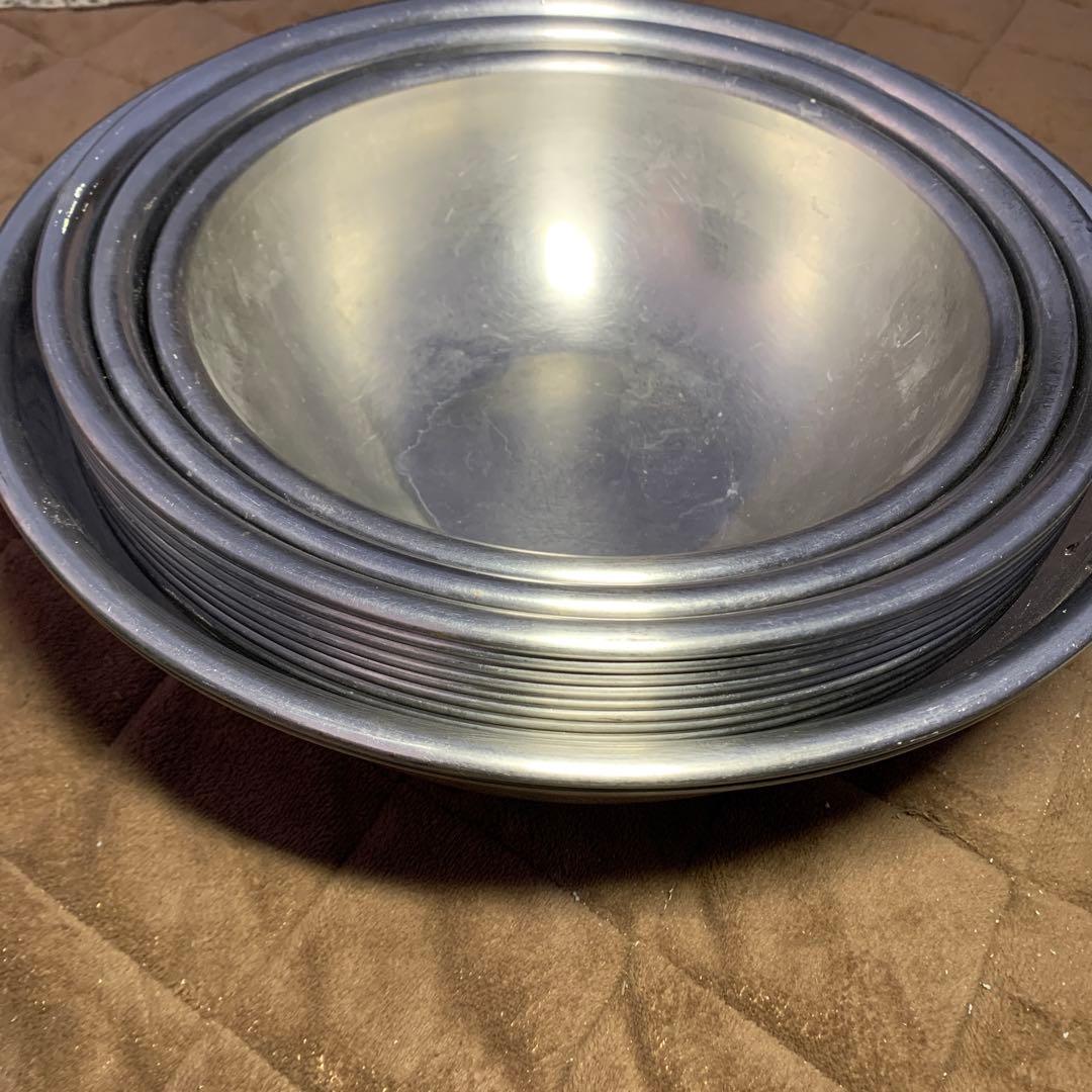 ステンレス製【日本製】EBM調理用ボウル15点4サイズセット　飲食　業務用　厨房