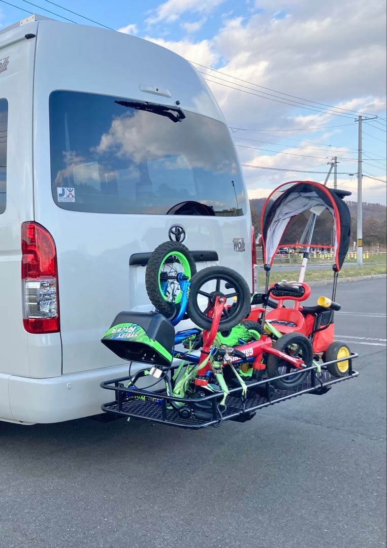 CR papa 様用DMDヒッチメンバー３本出しヒッチキャリア　ハイエース