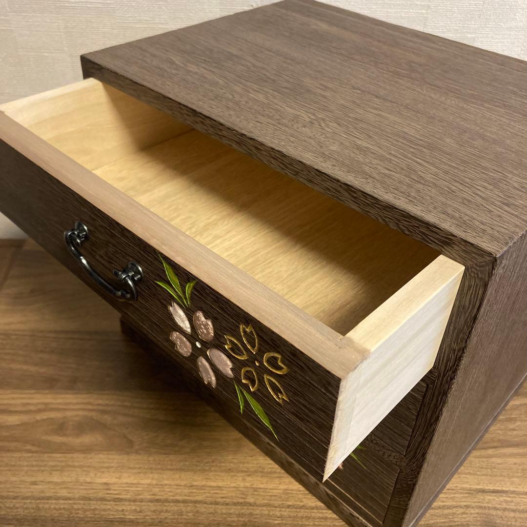 三ツ引き出し 株式会社箱長 桐