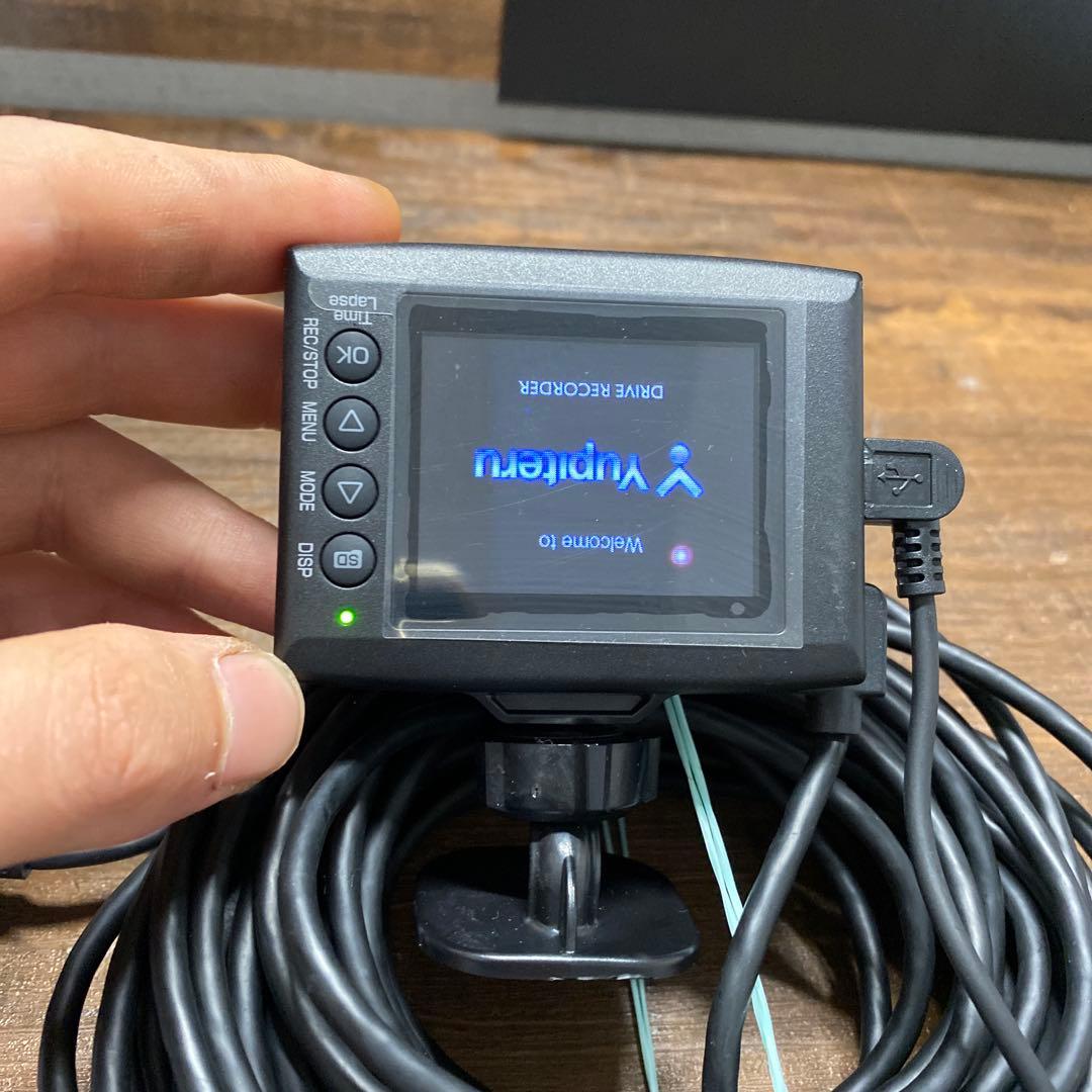 ユピテル ドライブレコーダー 前後2カメラ HDR Y-410 動作確認済み
