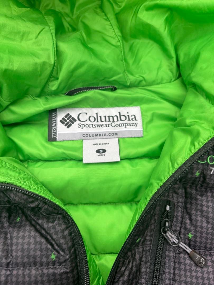 希少カラー Columbia アルパインダウンパーカ クレイターレイク チェック
