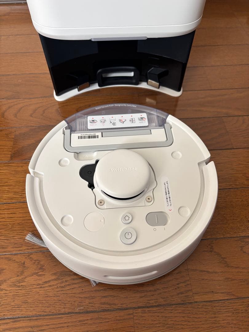 ほぼ未使用品　SwitchBot K10＋ロボット掃除機 ホワイト 本体