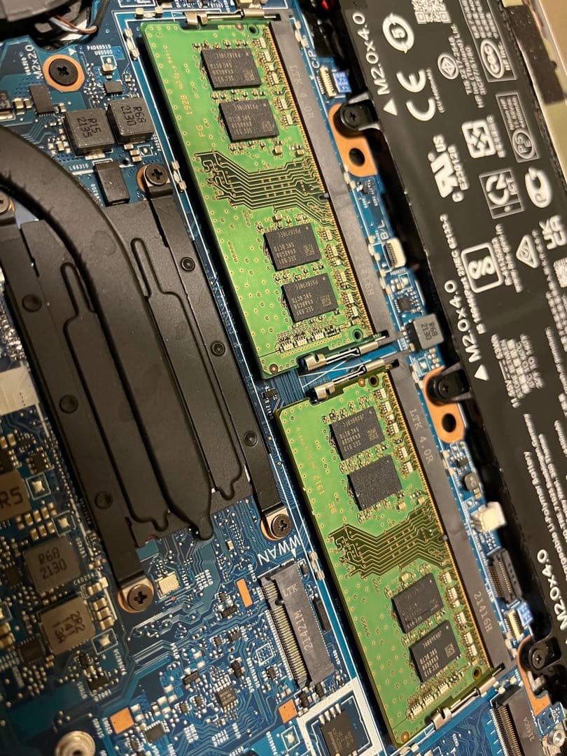 T3 SAMSUNG 8GB２枚　16GB PC4 BIOSチェック✅