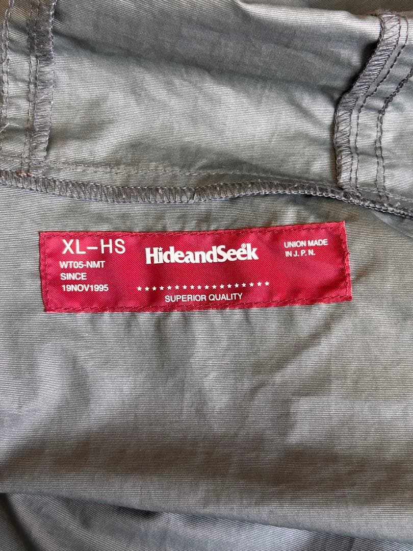 HIDE AND SEEK Nylon ZipJacket 長瀬　マコト　XL