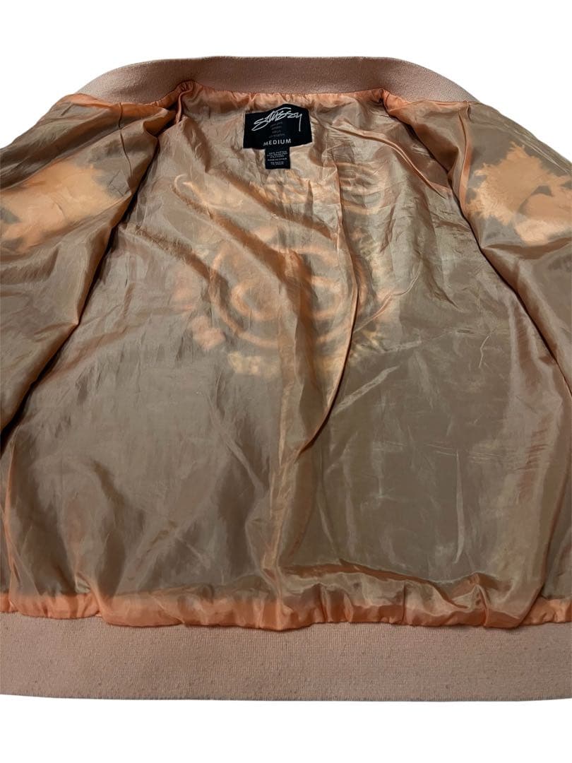 値下げ ステューシー Stussy ロゴ マーク SS 王冠 刺繍 スカジャン