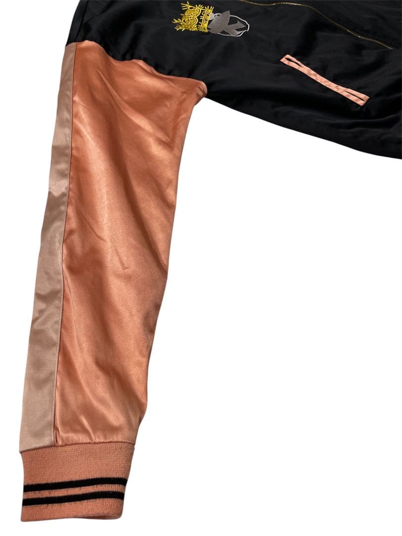 値下げ ステューシー Stussy ロゴ マーク SS 王冠 刺繍 スカジャン