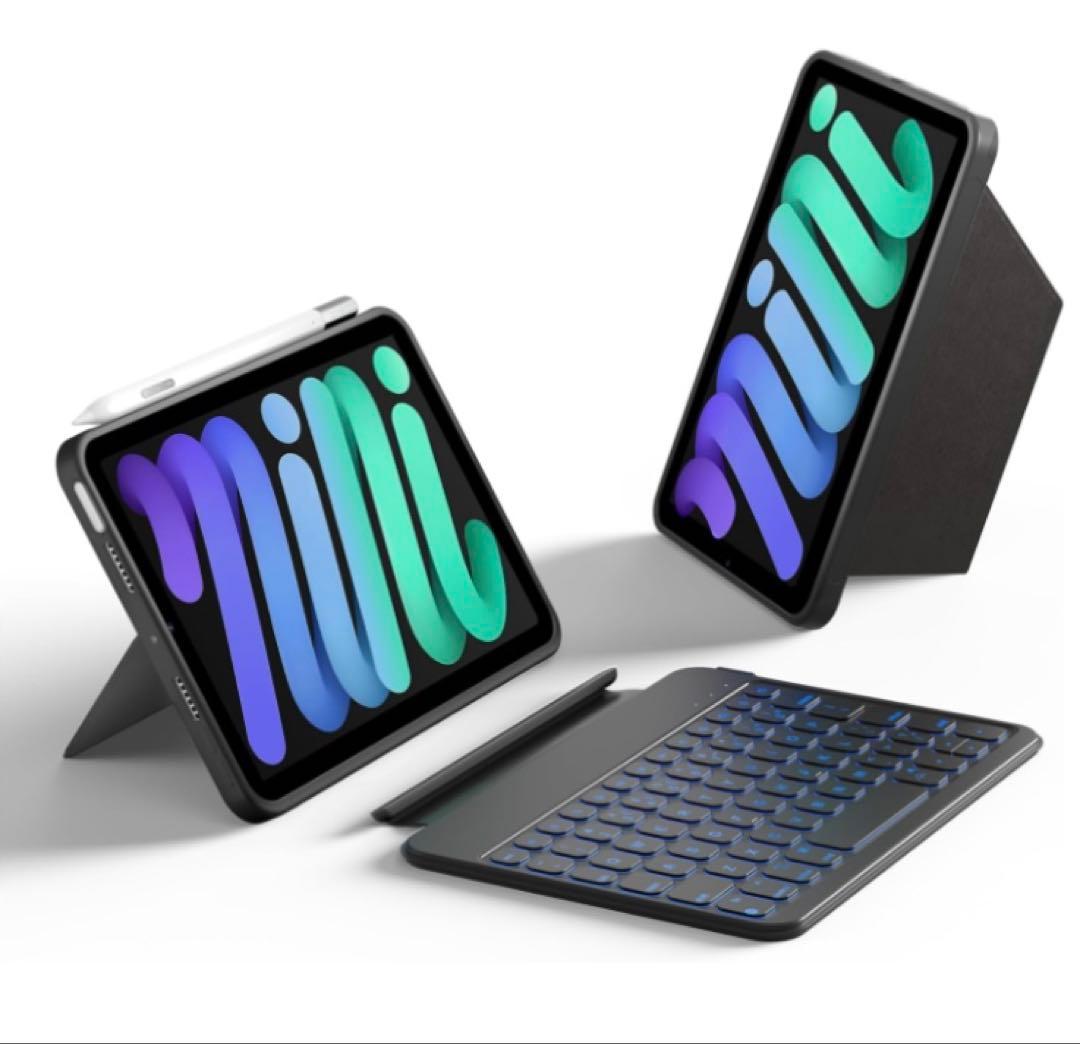 Apple iPad ミニ 7 256GB スペースグレー キーボードケース付き