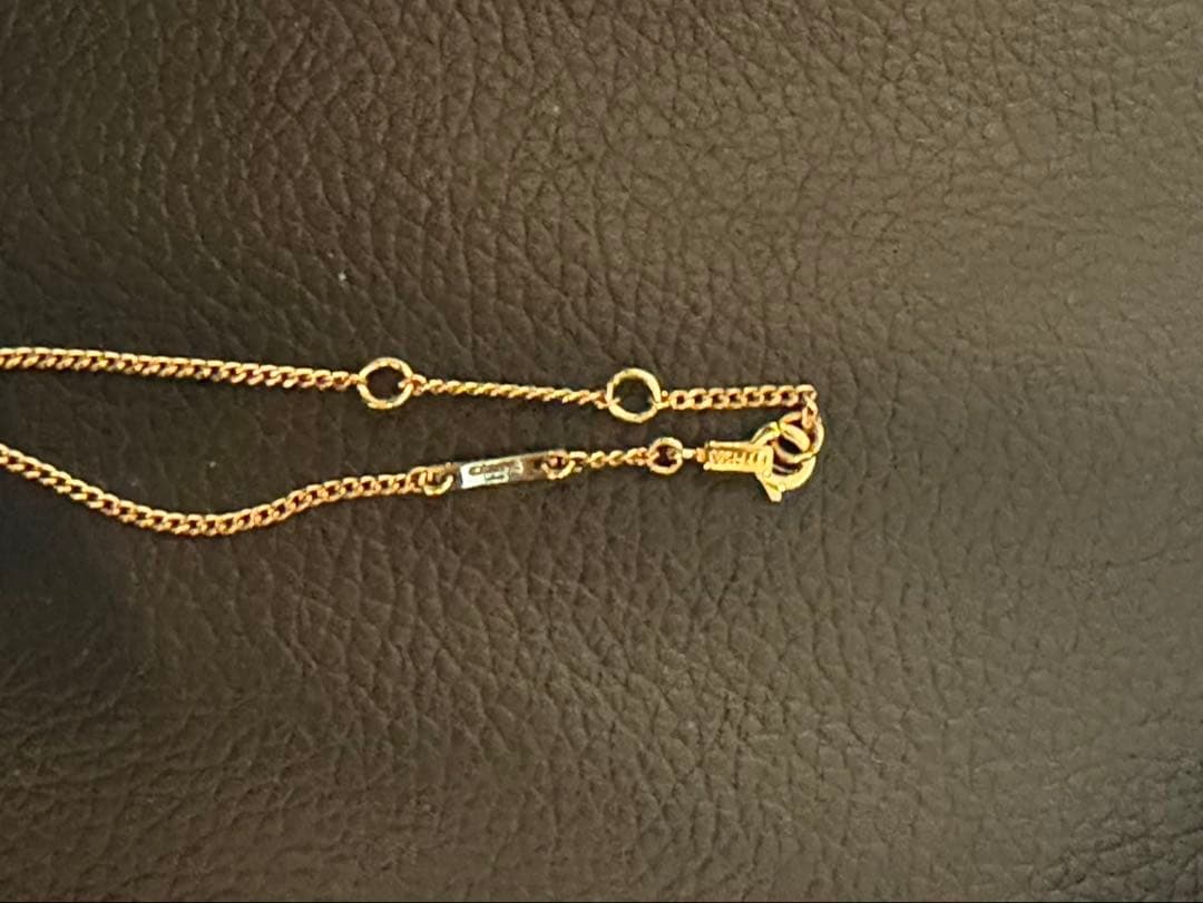 CELINE トリオンフ ラインストーン ネックレス(ゴールド) 正規品