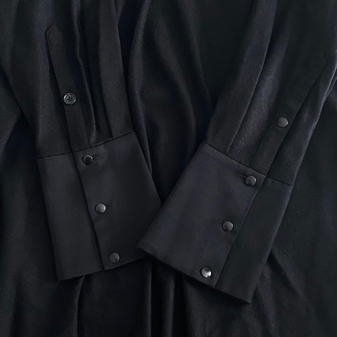 美品 アドーア ADORE シルキージャージーワンピース 近年 ブラック 38