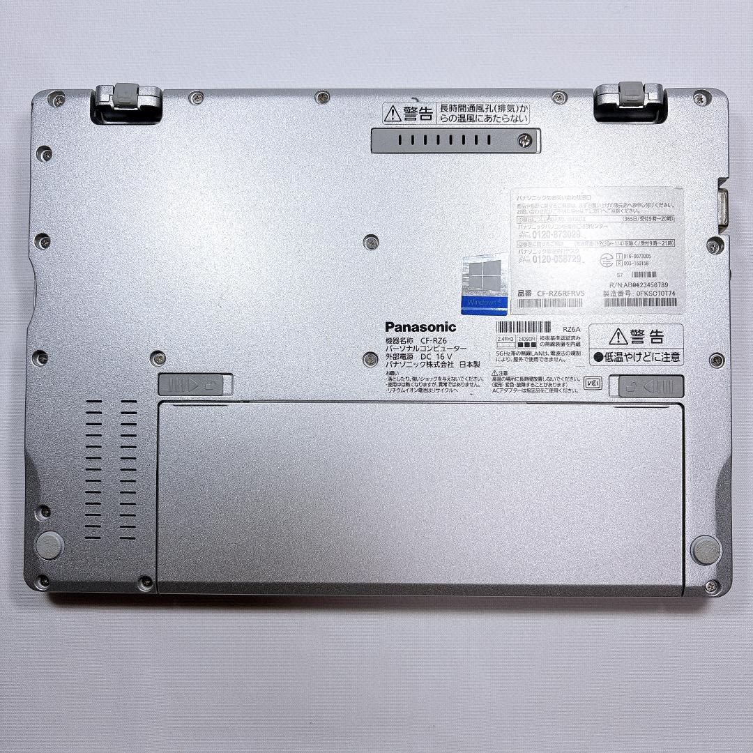 ★超軽量760g★レッツノート CF-RZ6 2in1タッチパネル_873