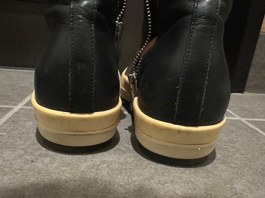 【ゆ】Rick owens Ramones ハイカットスニーカー　41