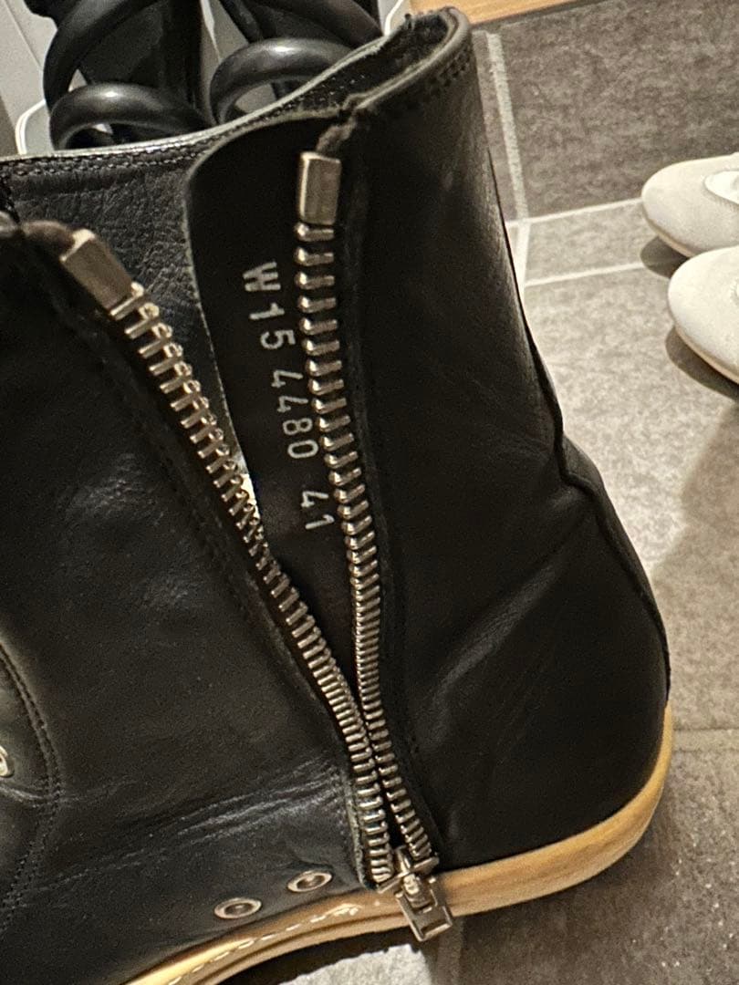 【ゆ】Rick owens Ramones ハイカットスニーカー　41