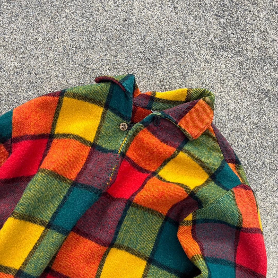 トップス 50s-70s PENNEY'S crazy block anorakshirt