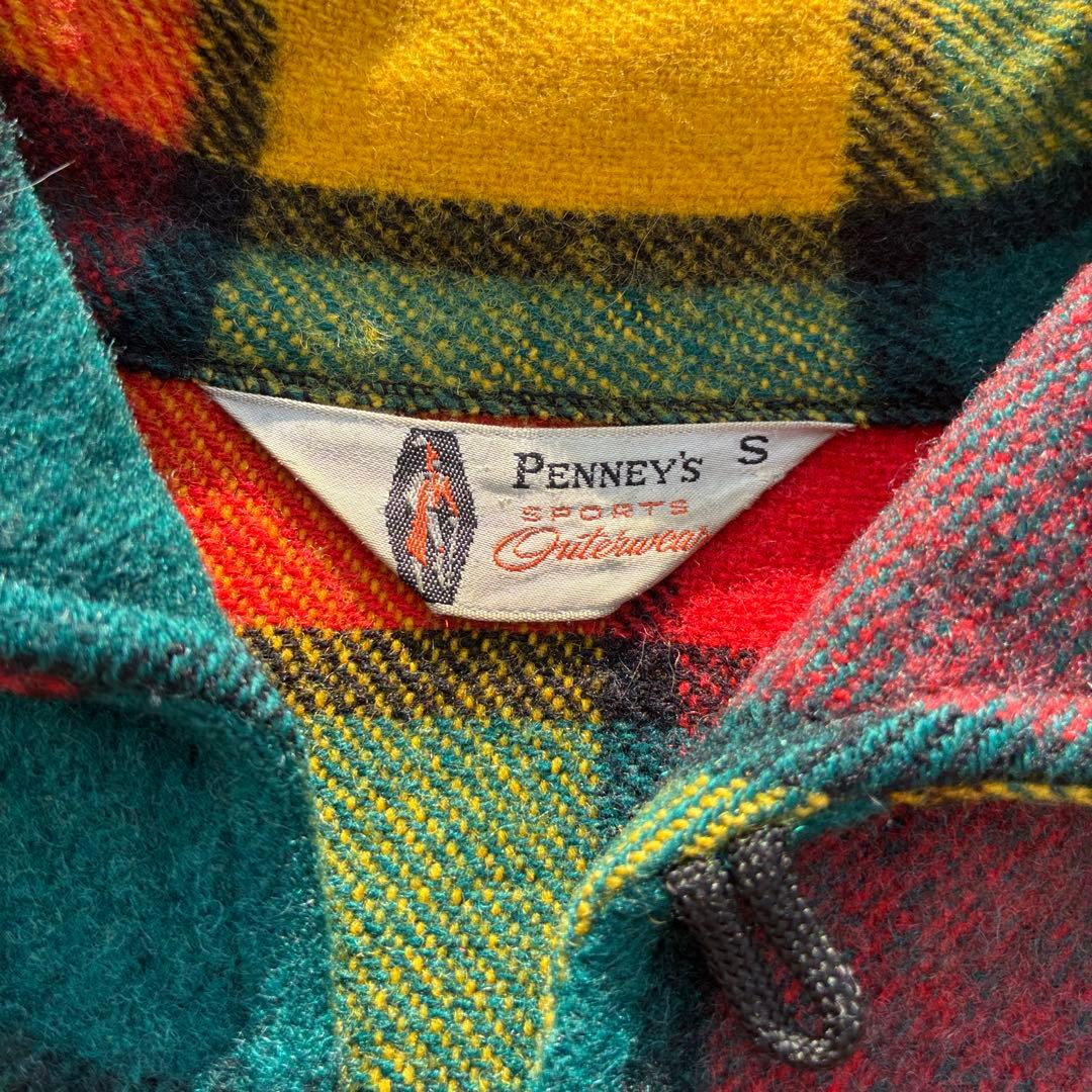 トップス 50s-70s PENNEY'S crazy block anorakshirt