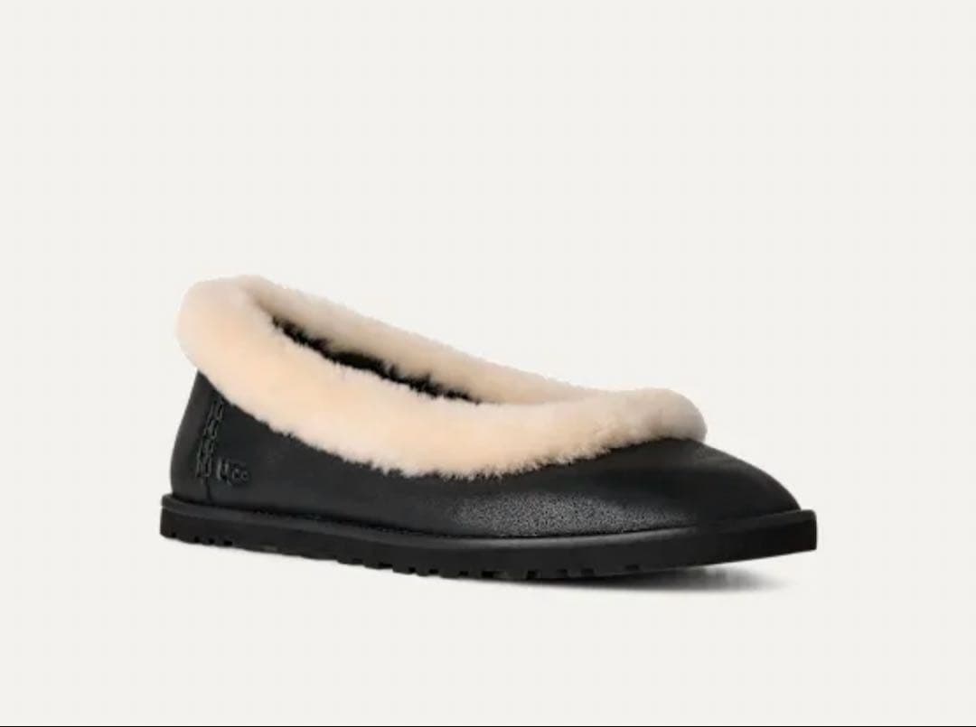 靴 UGG Zora Leather Ballet Flat 23.5
