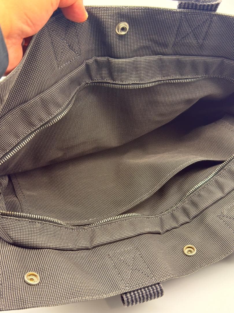 【美品】エルメス エールライン MM トートバッグ グレー