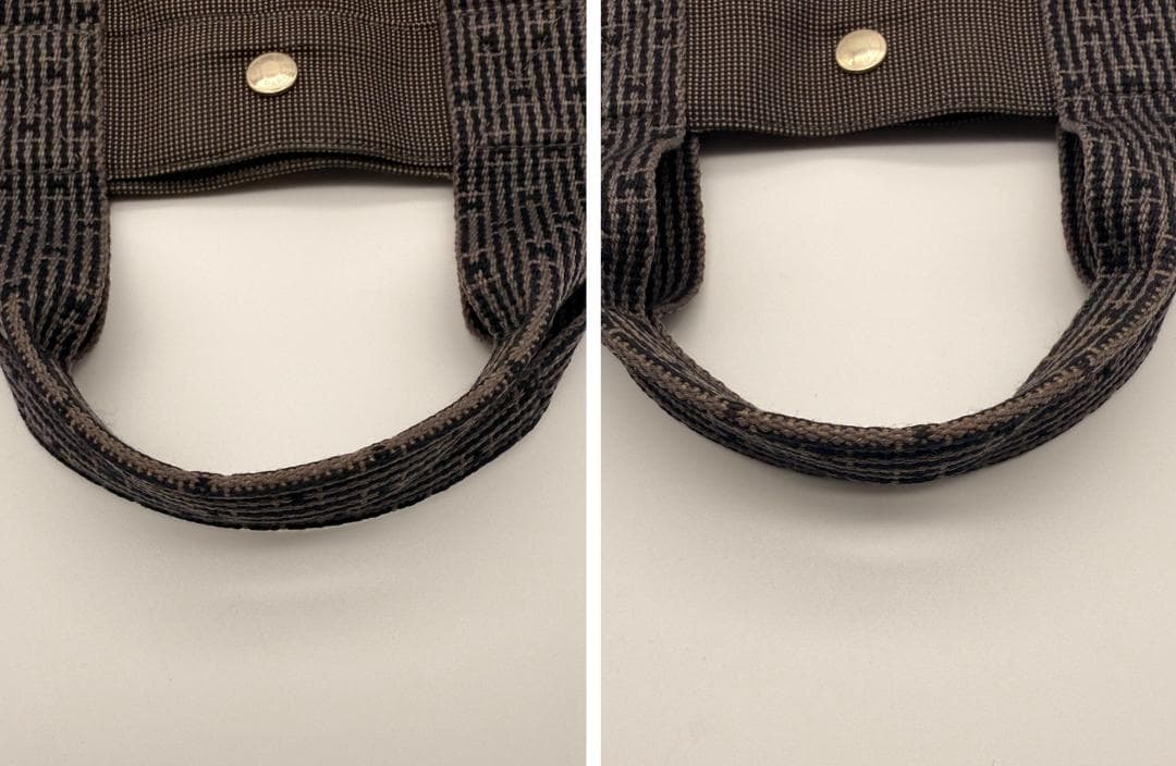 【美品】エルメス エールライン MM トートバッグ グレー