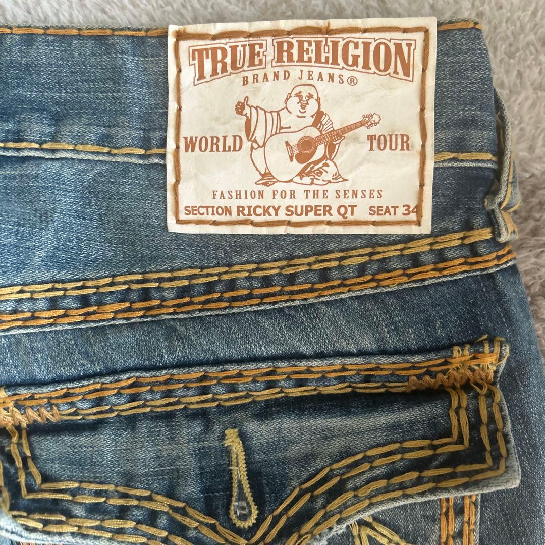 ひ*ろ様 TRUE RELIGION RICKY SUPER QT 34 レア