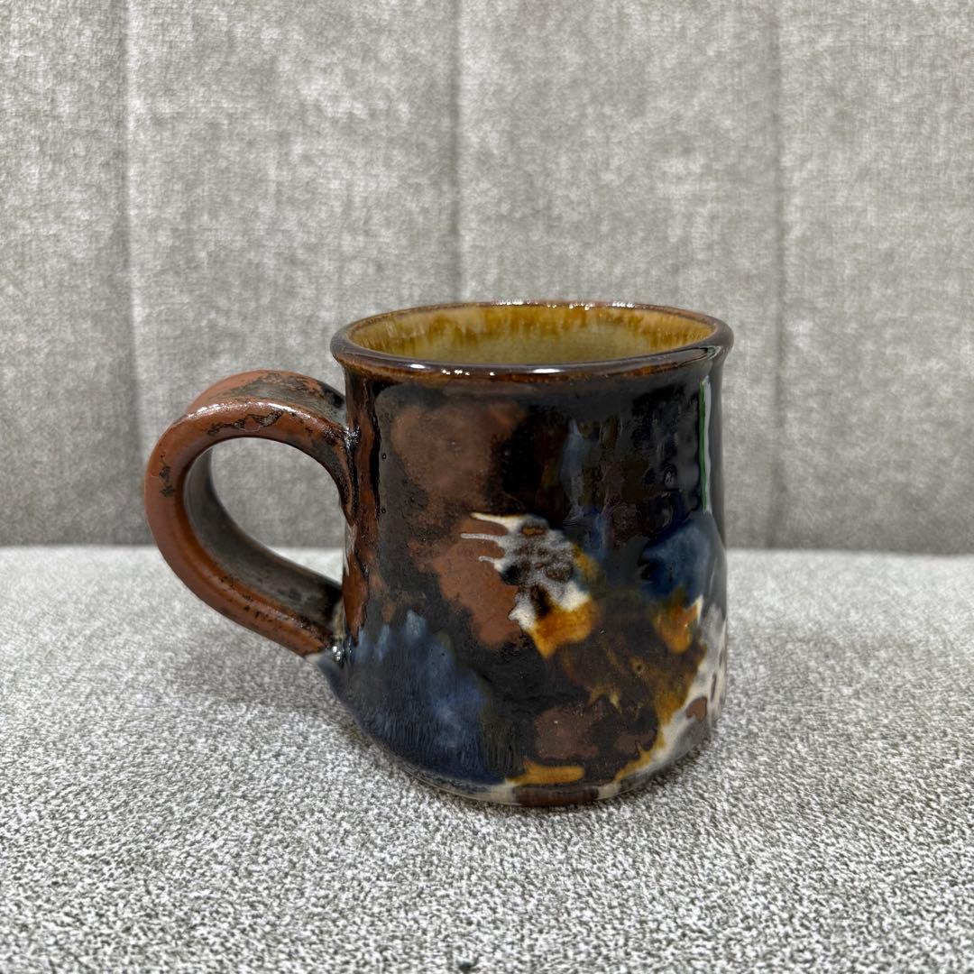 やちむん 沖縄 石倉陶器所 壺屋焼 マグカップ ソーサー