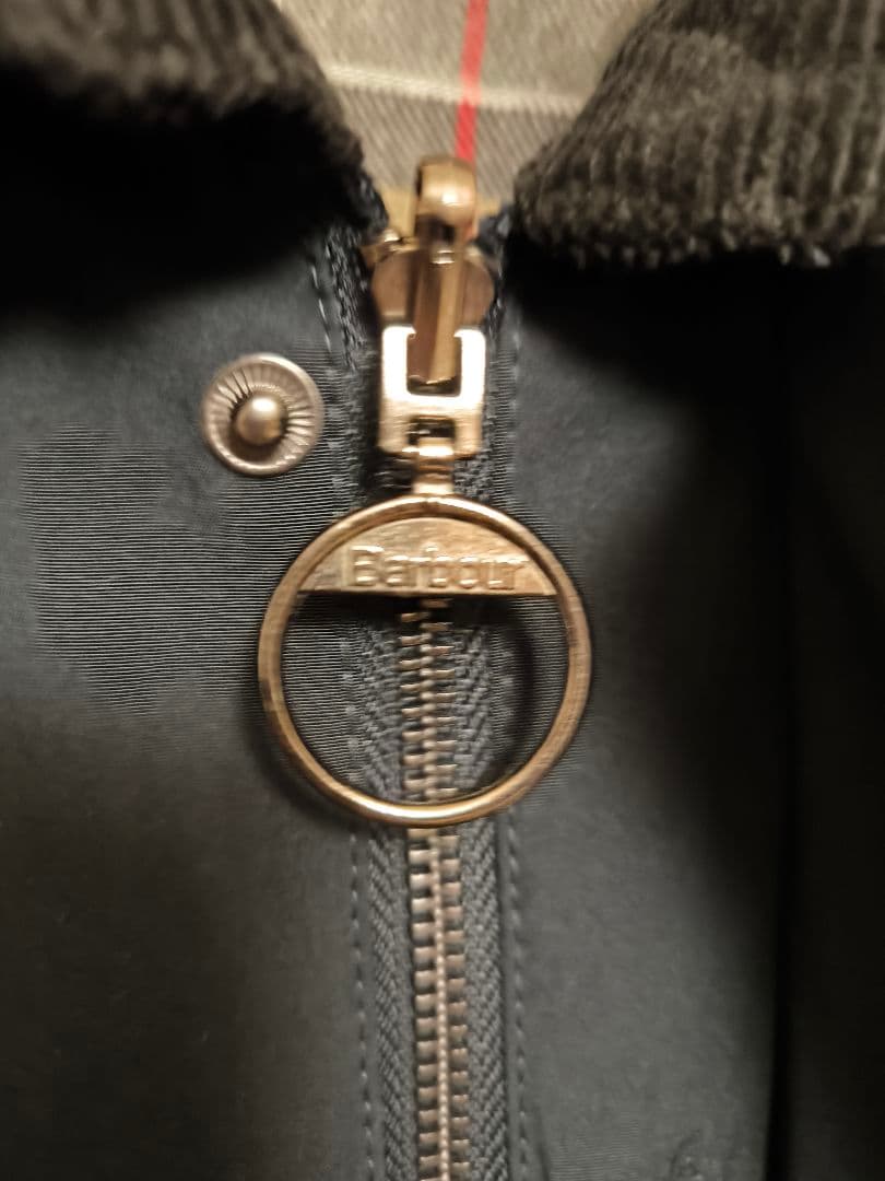 Barbour トランスポート　リバーシブルブルゾン ノンワックス　ネイビー40