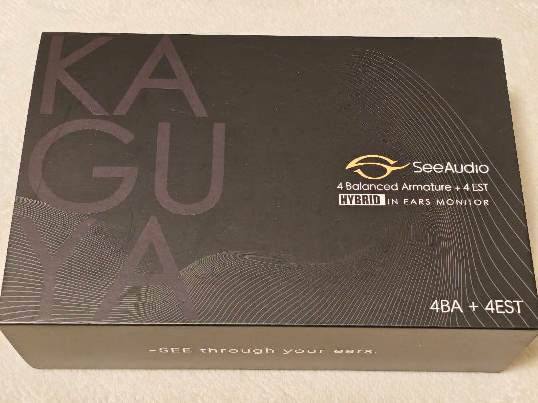 SeeAudio KAGUYA 4BA + 4EST イヤホン　延長保証あり