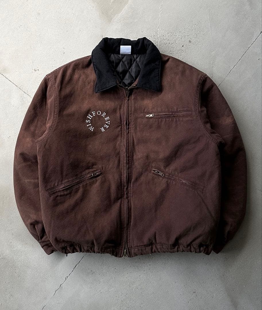 WISH FOR EVER/ドローコードビンテージライクショートダックジャケット