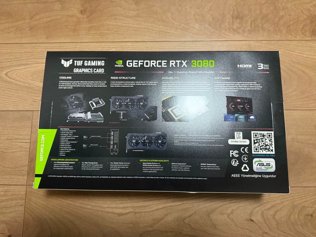 グラフィックボード・グラボ・ビデオカード ASUS TUF Gaming GeForce RTX3080 10GB OC