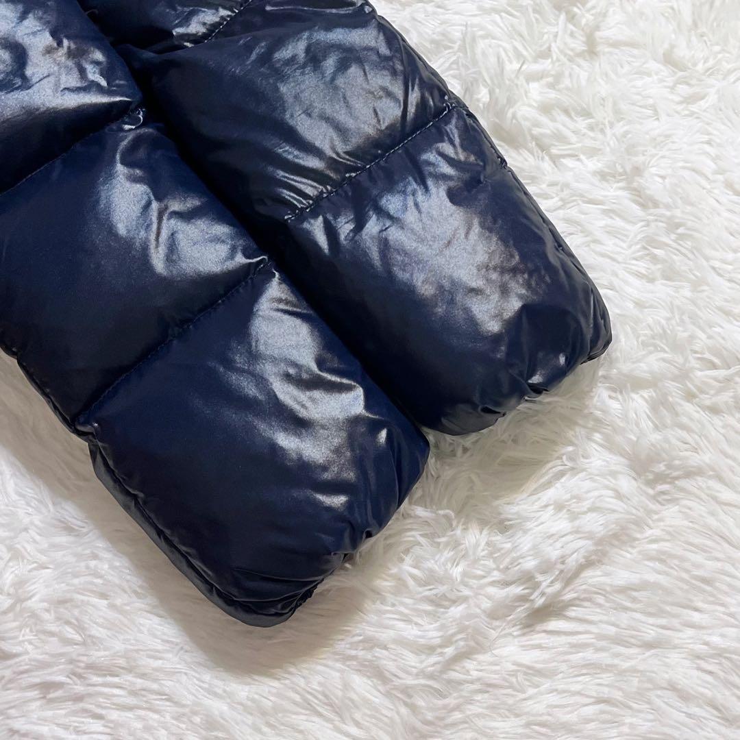 【美品】DUVETICA アダラ ラクーンファー ダウンジャケット 36 紺