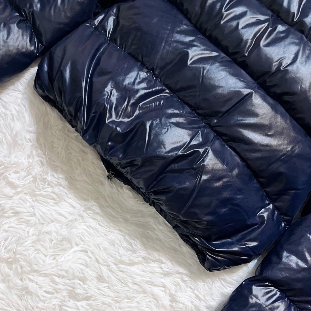 【美品】DUVETICA アダラ ラクーンファー ダウンジャケット 36 紺