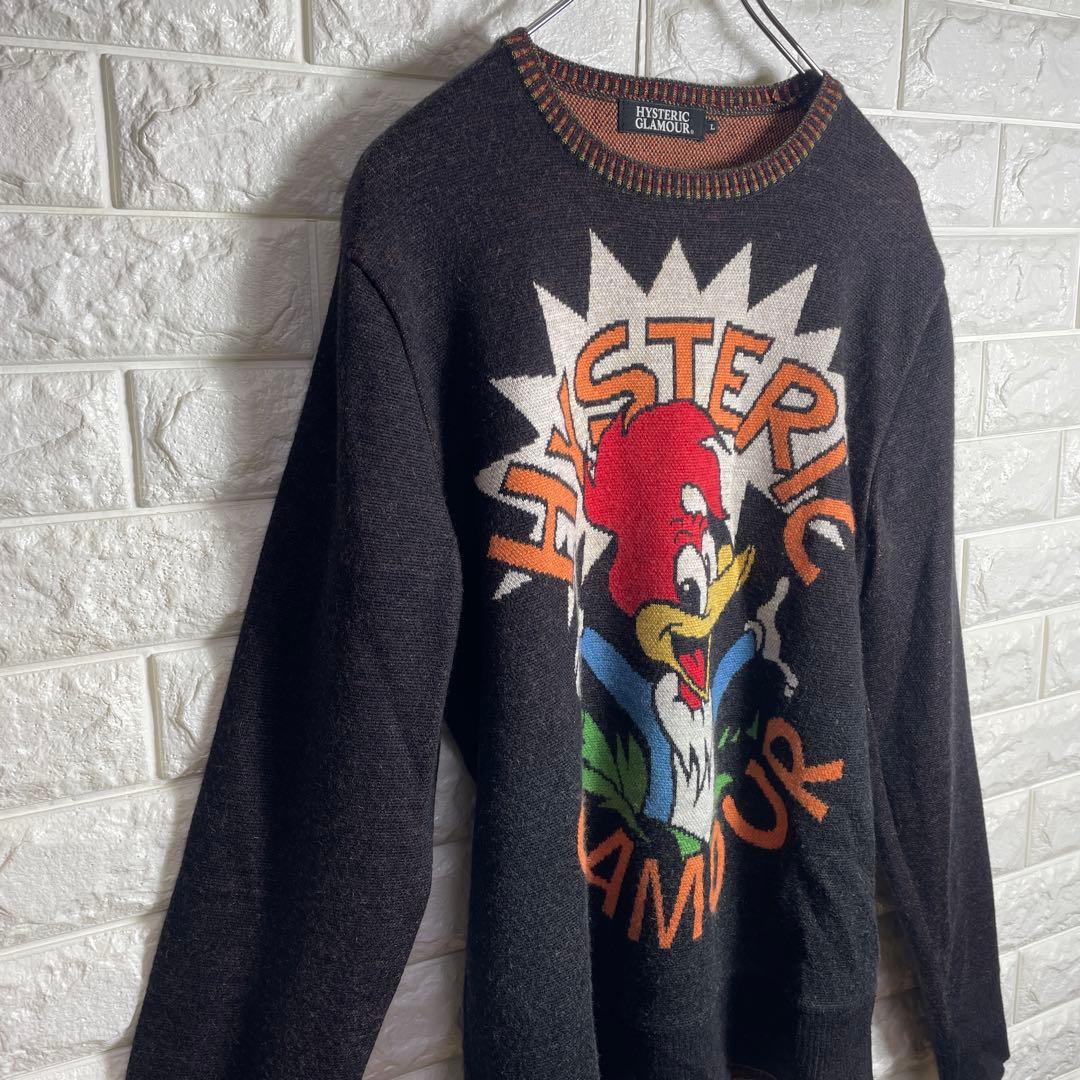 HYSTERIC GLAMOURウッドペッカーメンズニット L