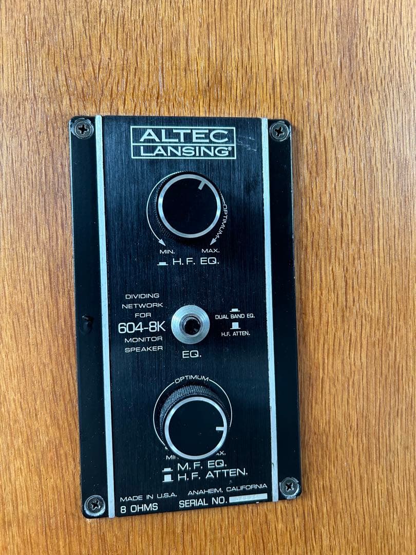 【直接引取】Altec Lansing 604-8K UREIスピーカーペア