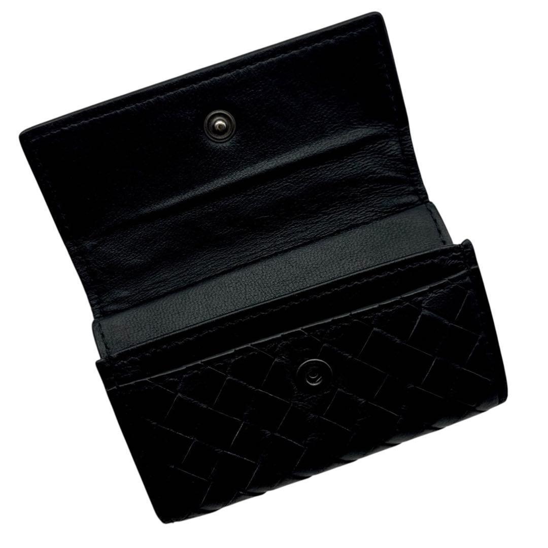 ボッテガ ヴェネタ イントレチャート ケース ブラック 黒 小銭入れ