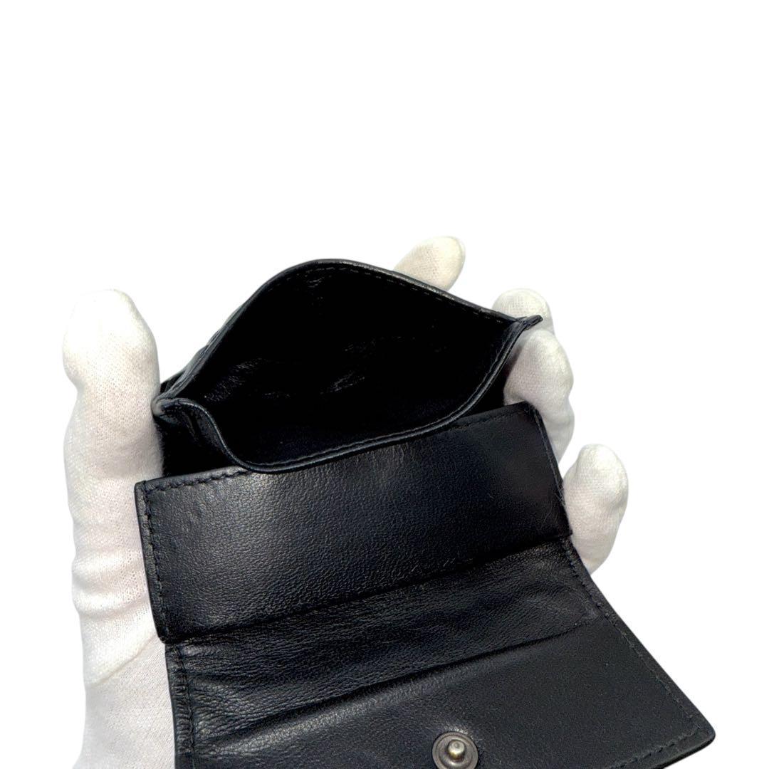 ボッテガ ヴェネタ イントレチャート ケース ブラック 黒 小銭入れ