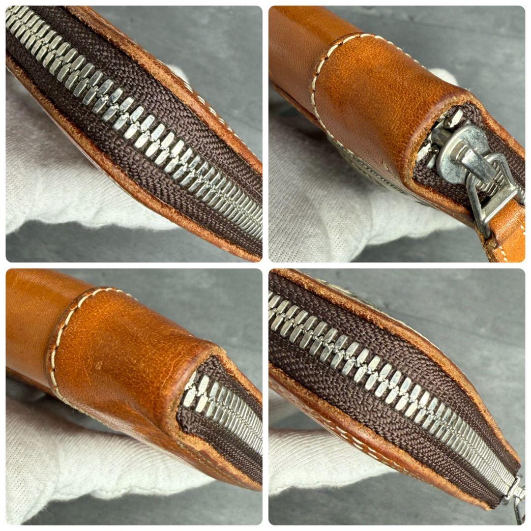 ★美品★REDMOON ラウンドジップ 長財布 51mm ビッグコンチョ