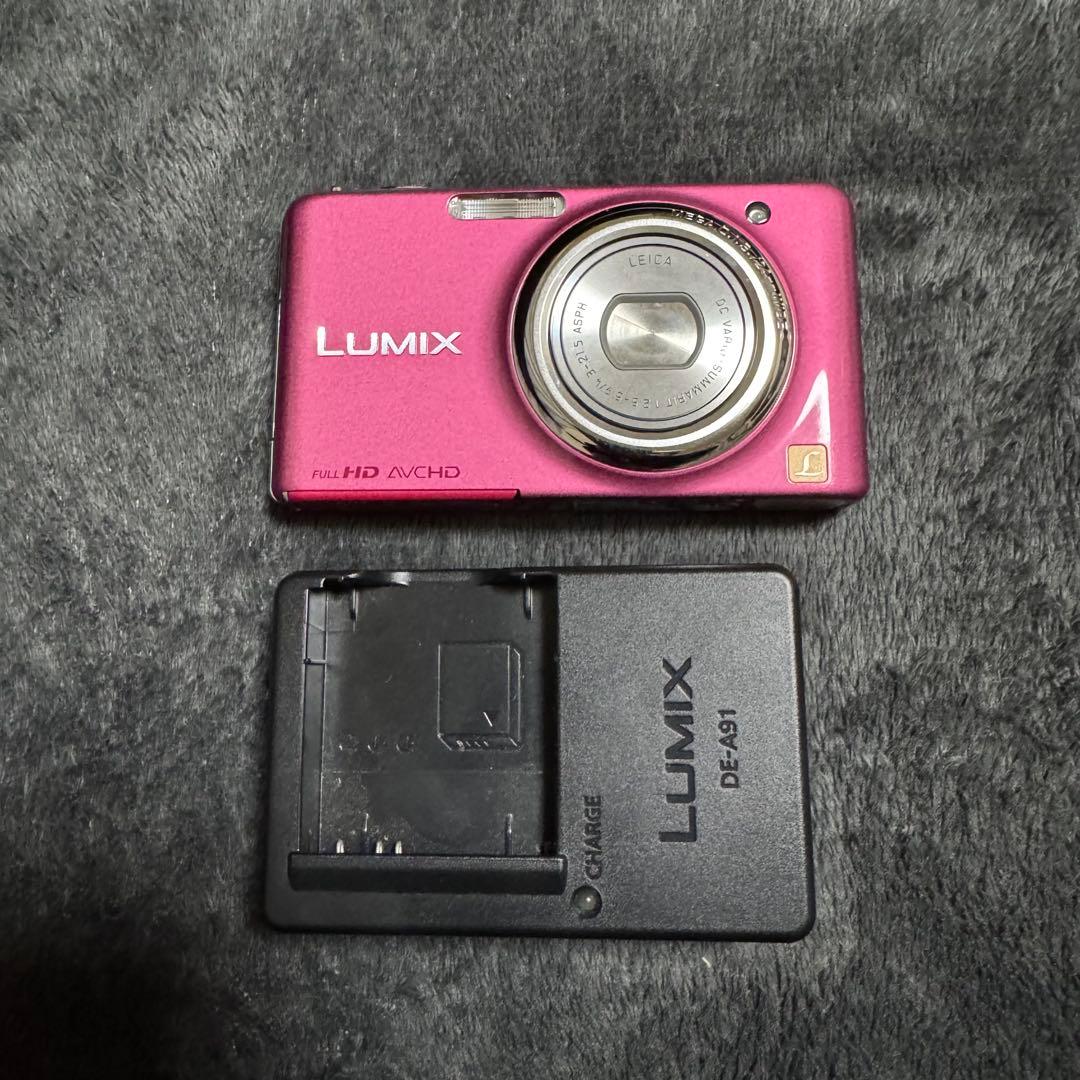 LUMIX DMC-FX77 コンパクトデジタルカメラ ピンク