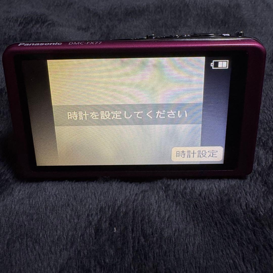 LUMIX DMC-FX77 コンパクトデジタルカメラ ピンク